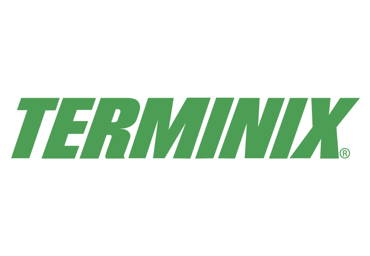 Green Terminix logo with bold, capitalized lettering on a white background.